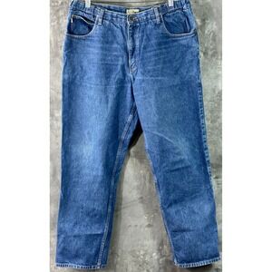 LL Bean Men's Double Comfort # 250265 Blue Jeans sz 38 x 34 (15988)